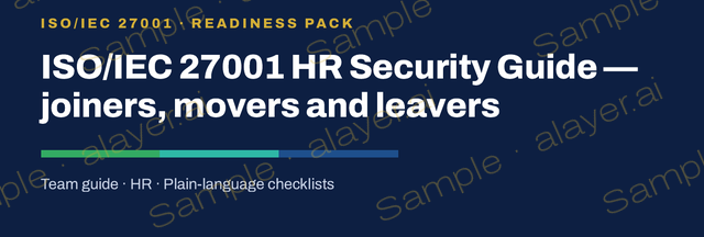 Cover title of HR Security Guide