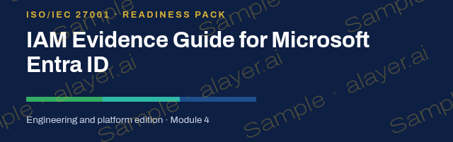 Cover title of IAM Evidence Guide for Microsoft Entra ID
