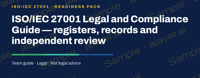 Cover title of Legal and Compliance Guide